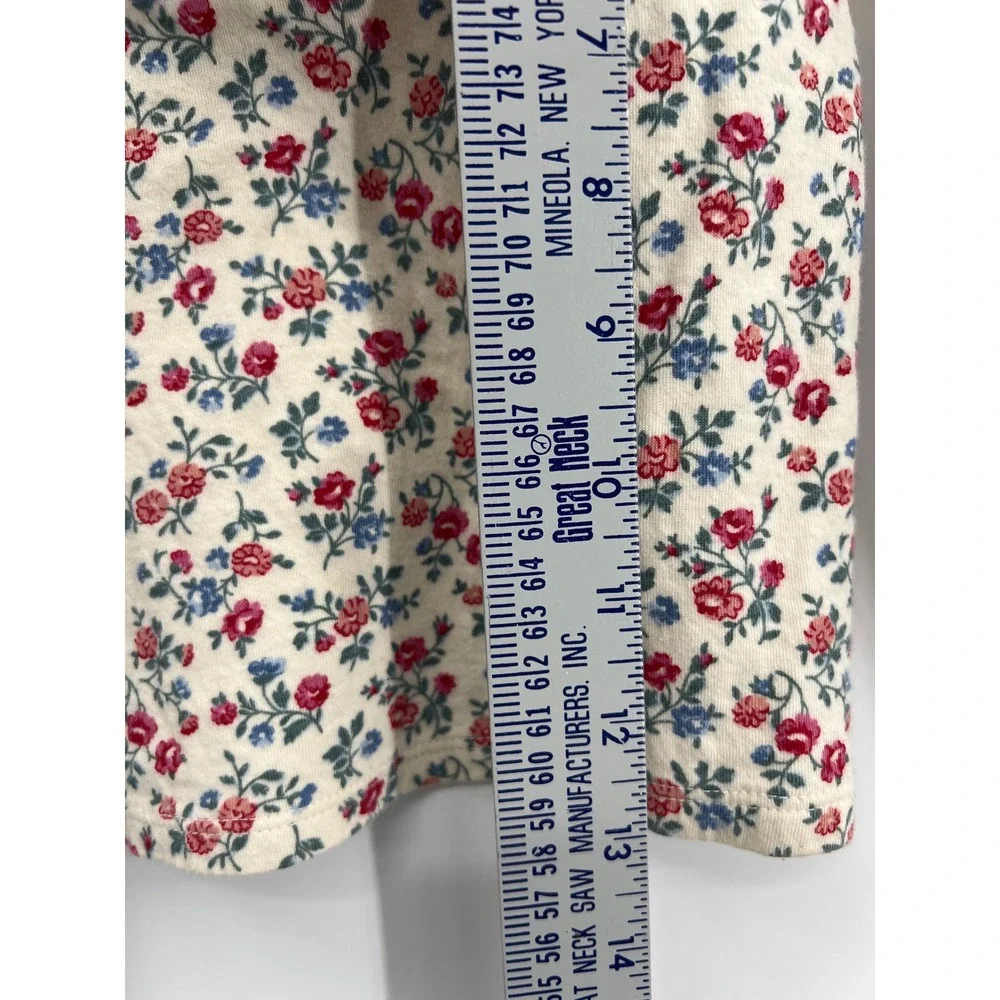 Girl's Toddler‎ 3T OshKosh B'Gosh Long Sleeve Floral Henley Pocket Cottagecore